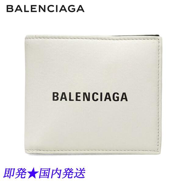 バレンシアガコピー BALENCIAGA  二つ折り財布 小銭入れ無し 485108 DLQHN 9060 ホワイト